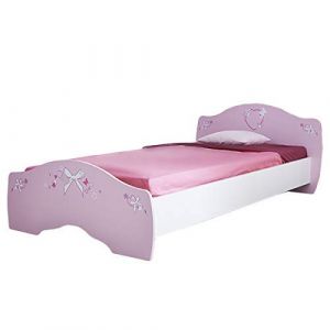 Jugendbett mit Prinzessin-Design in rosa